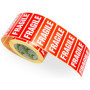 OliveBird 1000 x Fragile Autocollants 90 x 35 mm Rouleau Avec Texte Sur étiquette Fragile
