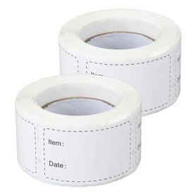 Étiquettes autocollantes pour pots de confiture - 500 pièces, 5x3 cm, étiquettes pour bocaux, sacs, cadeaux, bureau, école, frui