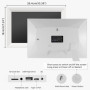 Cadre Photo numérique WLAN HD 1280 * 800 IPS de 10,1 Pouces avec écran Tactile Cadre Photo électronique avec mémoire de 32 Go, R
