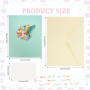 Carte Anniversaire Femme, Hummingbird Sunflower - Carte d'anniversaire pop-up, 3D Romantique Carte Anniversaire, Carte de vœux s