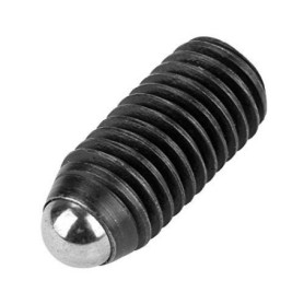 10pcs m12 filetage à vis à six pans creux en acier au carbone entraînement à bille ressort poussoirs ensemble(M12 * 25)