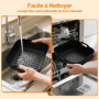 Cofvetia 3 Pièces Moule Silicone Air Fryer, Accessoires de Friteuse à Air Chaud pour Cosori 4.7L - 6.5L, Panier Moule Airfryer R