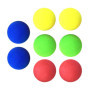 Lot de 8 balles en mousse, balles de plage, balles de jonglage, petites boules souples pour enfants, 6 cm de diamètre, balles en