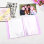 Briartw Album A6 pour ranger des autocollants et des photos avec 40 pages, matériau PP, poches intérieures transparentes, compac