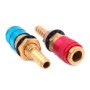 CENPEK Lot de 2 raccords rapides à refroidissement à eau et à gaz pour chalumeau de soudage TIG PTA DB SR WP 9 17 18 26