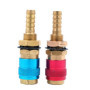 CENPEK Lot de 2 raccords rapides à refroidissement à eau et à gaz pour chalumeau de soudage TIG PTA DB SR WP 9 17 18 26