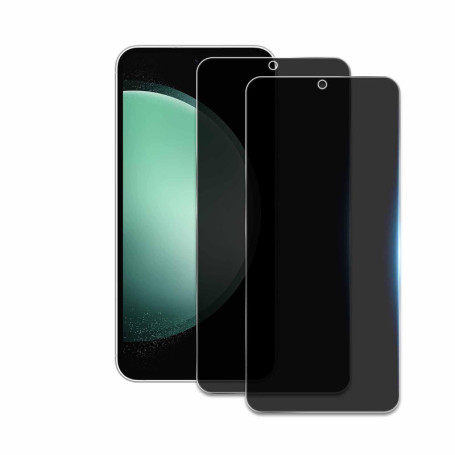 [2 Pièces] Verre Trempé Anti-Espion pour Samsung Galaxy S23 FE, Protecteur D'écran de Confidentialité, 9H Dureté Film Protecteur