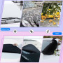 Feebee Protege Pare Brise Givre Gel, Magnétique Couverture Protection Pare Brise Hiver, Bache Anti Givre Voiture, Anti Neige Hiv