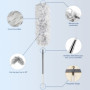 Uootach Plumeau Poussière, Plumeau Télescopique, Jusqu'à 2,8 m de Long Collecteur de poussière en Microfibre rétractable Extra L