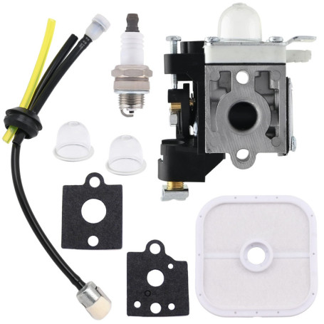 BenTsD Compatible avec A021001351 Carburateur RB-K90 avec kit d'entretien de repower pour souffleurs Echo PB-251 PB-255 ES-255 A