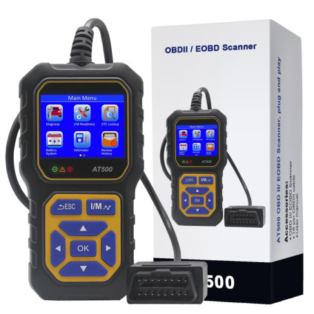 Scanner d'appareil de Diagnostic OBD2, iKiKin Outil de Diagnostic du système du Moteur Vérifiez Le Moteur Moteur Lecteur de Code
