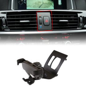Support de téléphone portable pour console centrale de voiture en alliage d'aluminium pour BMW X3 X4 F25 F26 2011 2011 2012 2013