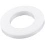 Lot de 20 joints plats en nylon blanc - Rondelles rondes en silicone - Rondelles plates - Rondes - Pour poignées de porte de sal