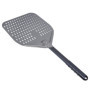 G.a HOMEFAVOR Pelle à Pizza, Pizza Paddle en Aluminium Anodisé Dur avec Poignée, Pelle à Pizza Perforée pour Transférer Pain, Pa