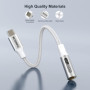 MOSWAG Adaptateur de Prise de Casque à 3,5mm, Adaptateur Écouteur USB C Jack 3.5mm en Nylon, Adaptateur Jack USB Type C avec DAC