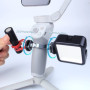 Adaptateur sabot de flash pour DJI Osmo Mobile SE OM4, OM5 & OM6, clip anneau torique, connecté au microphone et aux accessoires