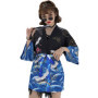 G-LIKE Kimono japonais d'été - Vêtement traditionnel Haori en plumes - Robe de surveste solaire - Style antique - Chemise de nui