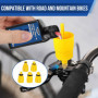 RDDAIPE Kit Purge Frein pour Shimano, Tektro, Magura Hydraulic Disc Brakes, Kit Frein Hydraulique VTT MTB, Kit de Purge de Frein