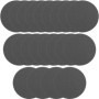 Lot de 21 éponges abrasives à main 180-3000, papier abrasif rond flexible et humide pour métal, acier inoxydable, céramique, car