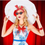BOBOZHONG Années 50 Costume Accessoires,Accessoire Annee 50 Femme,Accessoires Rockabilly Femme,Bandeau,Chat Lunettes,Écharpe,pou