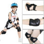 Horuili® Genouillères pour Enfants, 6 en 1 Inliner Protektoren Set Enfants Equipement de Protection, genouillères réglables coud