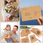 Cartes en Papier Kraft,50 Pièces 10x15 cm Cartes Postales Vierges en Papier kraft,Carte en Papier dur à étiquette DIY,pour Carte