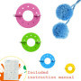 8 Pièces Machine à Pompon, Outils De Fabrication De Pompons, Outils De Tricotage De Pompons, Tricoteurs De Pompons, Pompons Fait