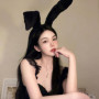 costume bunny girl 4 pièces, accessoires sexy bunny girl pour femmes, accessoires d'accessoires de jeu de rôle, bandeau oreilles