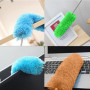 Spldsun 3 pièces Duster de Microfibres,Plumeau Poussière Lavable Bendables Brosse à Poussière avec Poteau Extensible pour la Mai