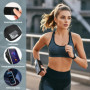 Poraceous Brassard de Sports Téléphones Portables, Brassard de Course avec Poche Écouteur, Résistant à Leau pour Tous Les Smartp