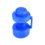 QWORK 8 Pièces Embouts de Trampoline Ø 25 mm, Bleu