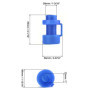 QWORK 8 Pièces Embouts de Trampoline Ø 25 mm, Bleu