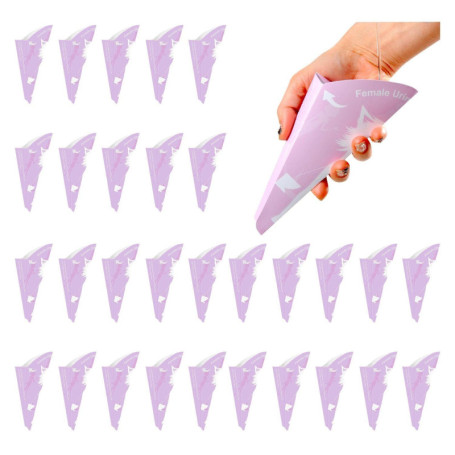 YSDYY Paquet De 30 Urinoirs Portables, Urinoirs en Papier, Produits De Plein Air, Adaptés Aux Femmes Enceintes, Voyages, Camping