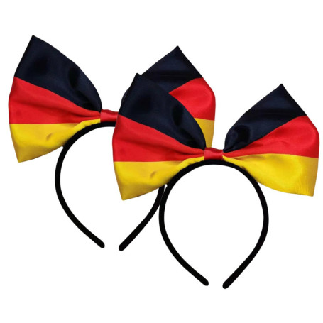 2 Pièces Bandeaux Allemands Drapeau Bandeaux Arc Bandeaux Ventilateur Accessoires Robe De Soirée Accessoires Décorations De Fête