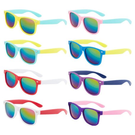 CHSZSH 8 Paires De Lunettes De Soleil, Lunettes De Soleil Color Block, Lunettes De Soleil Mode Personnalisées, Lunettes De Solei