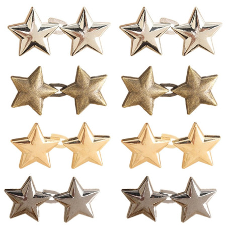 8 Paires De Petits Boutons De Taille Étoiles, Clips De Serrage Taille, Tendeur De Taille Jeans, Boutons Étoiles, Boutons Pour Je