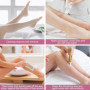 Lot de 315 bandes dépilatoires non tissées pour cire chaude et pâte à sucre, respectueuses de la peau et résistantes à la déchir