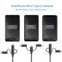 Câble Chargeur Multi Embout, 5 en 1 Câble Multi USB A/C [1M] Câble multi chargeur de Chargement Charge Rapide avec Micro USB Typ