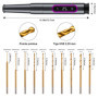 Mini Stylo Perceuse Électrique, GuKKK Mini Perceuse Sans Fil à 5 Vitesses, Mini Perceuse Électrique Manuelle avec 10 Petits Fore