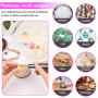 Mini Stylo Perceuse Électrique, GuKKK Mini Perceuse Sans Fil à 5 Vitesses, Mini Perceuse Électrique Manuelle avec 10 Petits Fore