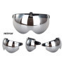 Wopohy Visière de Casque Bouton-Poussoir Universel 3 Protection Contre Le Soleil Coupe-Vent Casque de Moto rétro Demi-Visage Vis