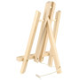 HAKZEON Lot de 6 Chevalets de Table en Bois avec Barre Mobile, 30 cm Chevalet Pliable en Bois pour Peintures, Dessins, Photos En