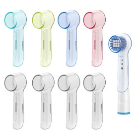 Dazkzooy Capuchon de Protection Brossette, 8PCS Étui de Brosse à Dents Électrique, Housse de Tête de Brosse à Dents, Étui Portab