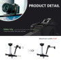 RAUBAY Support de caméra pour moniteur, pince de webcam suspendue avec vis de 6,35 mm, support supérieur de moniteur MILC pour d