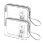 Trousse de Toilette Voyage,2 Pièces,Trousse de Toilette Transparente,approuvées par la TSA pour Voyage,Kit Voyage Avion pour Le 