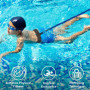 2,5-7,5 mètres de Ceinture de résistance réglable, Ceinture de Natation pour Enfants en Piscine, Aide à la Natation pour Toute P