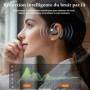 Écouteurs Bluetooth Traducteur Vocal Instantané IA, Conversation Instantanée Meilleur, Sans WiFi, 140+ Langues, Compatible iOS A