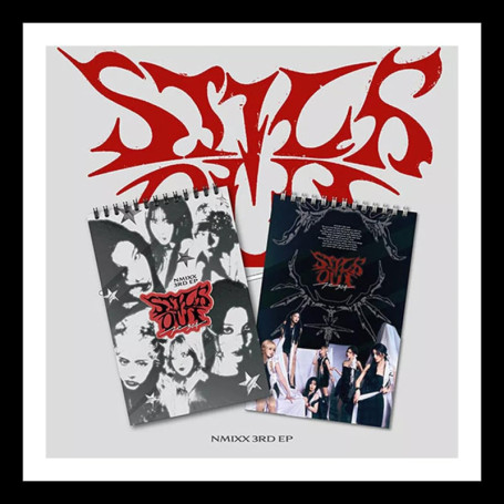 (Incl P.O.B) NMIXX FE3O4 : STICK OUT 3ème mini album (Normale NEPHELOMANCE/PYROMANCY - Ver. aléatoire + carte cadeau) K-POP scel
