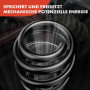 Frankberg 2x Ressorts de suspension Essieu Arrière Compatibles avec 307 2000-2014 C4 Coupé 2004-2011 C4 I 2004-2011 C4 II 2009-2