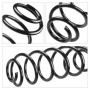 Frankberg 2x Ressorts de suspension Essieu Arrière Compatibles avec 307 2000-2014 C4 Coupé 2004-2011 C4 I 2004-2011 C4 II 2009-2